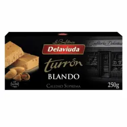 Turrón blando Delaviuda sin gluten 250 g.