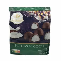 Bolitas de coco Carrefour 400 g.