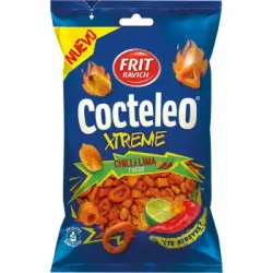 Cóctel de aperitivos sabor chilli y lima Xtreme Cocteleo Frit Ravich sin gluten 120 g.