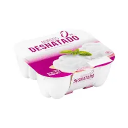 Queso fresco Burgos desnatado 0% m.g Hacendado 4 tarrinas X 0.0625 kg