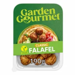 Falafel a base de garbanzos y hortalizas vegano Garden Gourmet 190 g.