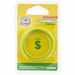 Pulsera antimosquitos citronela talla S Carrefour Expert 1 ud.