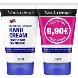 Crema de manos concentrada con perfume Neutrogena 2 unidades 50 ml.