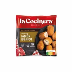 Croquetas de jamón ibérico La Cocinera 400 g.