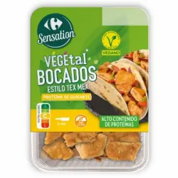 Bocados Vegetal estilo Tex Mex Carrefour Sensation sin gluten 180 g.