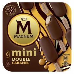Mini bombón helado de caramelo Double Magnum sin gluten 6 ud.