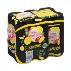 Tinto de verano sabor limón Casón Histórico 6 latas X 330 ml