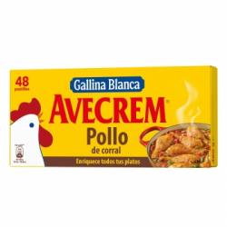 Caldo de pollo Avecrem Gallina Blanca sin gluten 48 pastillas