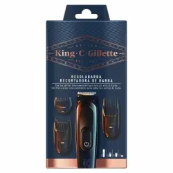 Recortadora de barba inalámbrica con tres peines intercambiables King C Gillette 1 ud.