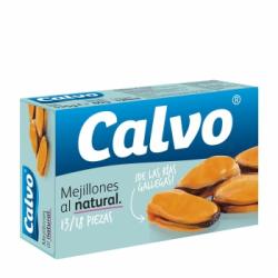 Mejillones de las rías gallegas al natural Calvo 69 g.