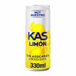 Kas de limón sin azúcares añadidos lata 33 cl.