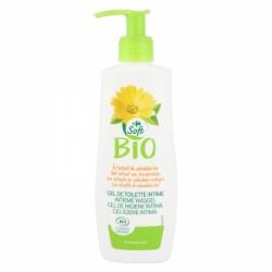 Gel de higiene intima con extracto de caléndula ecológica Carrfour Soft Bio 200 ml.