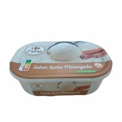 Helado de leche merengada Carrefour Extra sin gluten 1000 ml.