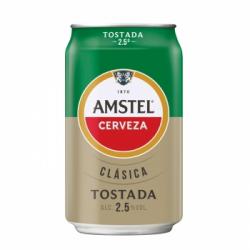 Cerveza lager tostada Amstel Clásica lata 33 cl.