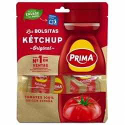 Kétchup Prima sin gluten pack de 12 sobres de 10 g.