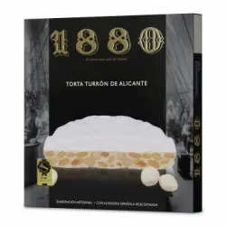 Torta turrón de Alicante con almendra Marcona 1880 sin gluten 200 g.