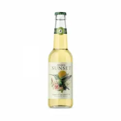 Vino frizzante blanco ecológico Sunset Peñascal 33 cl.