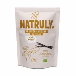 Proteina vegana natural sabor vainilla ecológica sin azúcar añadido Natural Athlete sin gluten 350 g.