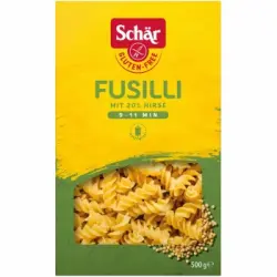 Pasta fusilli Dr. Schär sin gluten y sin lactosa 500 g.