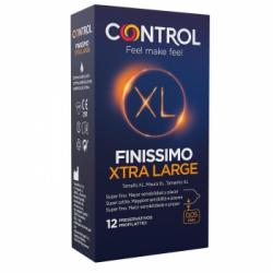 Preservativos finissimo XL xtra large Control 12 ud.
