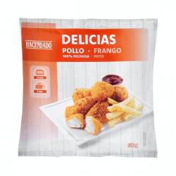 Delicias de pollo Hacendado ultracongeladas Paquete 0.5 kg