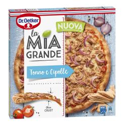 Pizza atún y cebolla La Mia Grande Dr. Oetker 415 g.