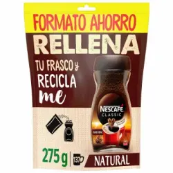 Café solubre natural Nescafé doy pack 275 g.