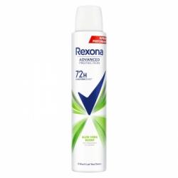 Desodorante en spray antitranspirante aloe vera 72h Advanced Protection Rexona 200 ml.