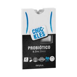 Chicle probiótico con zinc Deliplus sabor menta suave gragea Paquete 0.013 ud