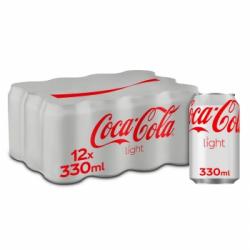 Coca Cola light pack 12 latas 33 cl.