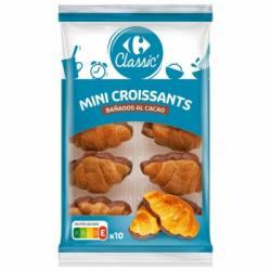 Croissant mini bañados al cacao Classic' Carrefour 150 g.
