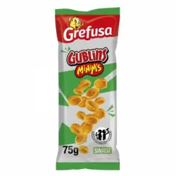 Aperitivo de maíz sabor barbacoa Gublins MInim's Grefusa sin gluten 75 g.