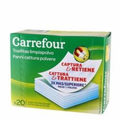 Gamuza atrapa polvo Carrefour 20 ud.
