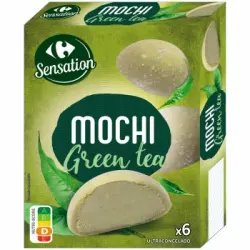 Helado mochi green tea Carrefour Sensation 6 ud.