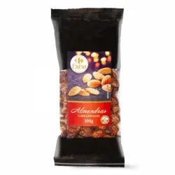 Almendra garrapiñada Extra Carrefour sin gluten 200 g.