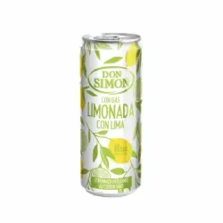 Limonada con lima con gas Don Simón lata 33 cl.