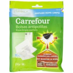 Bolsas antipolillas ropa limpia Carrefour 24 ud.