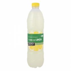 Agua mineral Carrefour con zumo de limón zero sin azúcares añadidos 1,5 l.