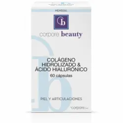 Colágeno hidrolizado y ácido hialurónico en cápsulas Corpore Beauty 60 ud.