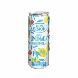 Limonada con frambuesa Don Simón lata 33 cl.