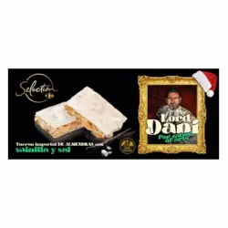 Turrón imperial de almendras con vainilla y sal Dani García Carrefour Selection 250 g.