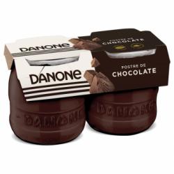 Postre de chocolate Danone sin gluten pack de 2 unidades de 125 g.