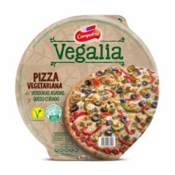 Pizza vegetariana de verduras asadas y queso curado Campofrío Vegalia 360 g.