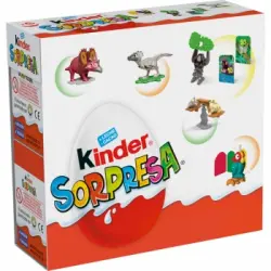 Huevo de chocolate con sorpresa Kinder Sorpresa sin gluten 6 ud.