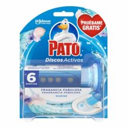 Discos wc activos inodoros frescor marino aparato + recambio Pato 1 ud.
