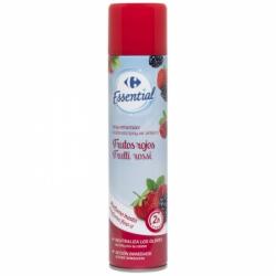 Ambientador aerosol de frutos rojos Carrefour Essential 300 ml.