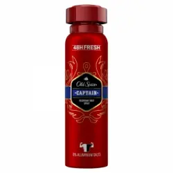 Desodorante en spray Captain Old Spice 150 ml.