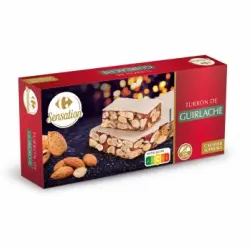 Turrón de guirlache Carrefour Sensation sin gluten 250 g.