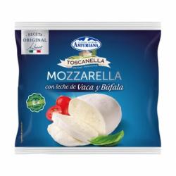 Queso mozzarella con leche de vaca y búfala Toscanella Asturiana 100 g.