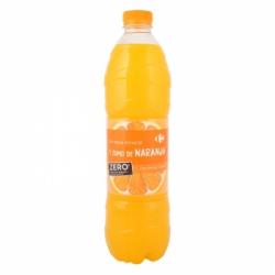 Agua mineral Carrefour con zumo de naranja zero azúcares añadidos 1,5 l.